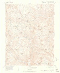 Handies Peak 1955 topographic map thumbnail