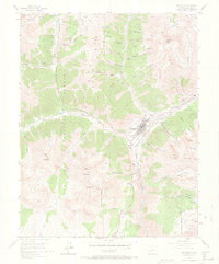 Silverton 1955 topographic map preview