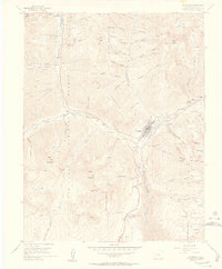 Silverton 1955 topographic map preview