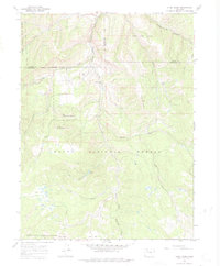 Slide Creek 1966 topographic map thumbnail