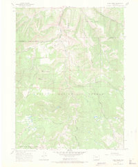 Slide Creek 1966 topographic map thumbnail