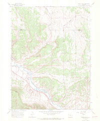 Smizer Gulch 1966 topographic map thumbnail