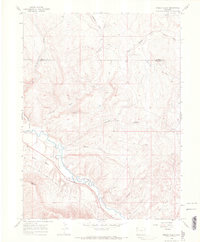 Smizer Gulch 1966 topographic map thumbnail