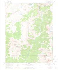 Snowdon Peak 1964 topographic map thumbnail