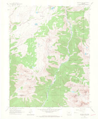 Snowdon Peak 1964 topographic map thumbnail