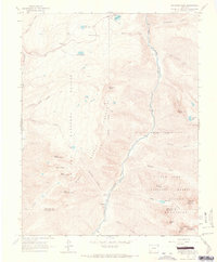 Snowdon Peak 1964 topographic map thumbnail