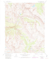 Snowmass Mountain 1960 topographic map thumbnail