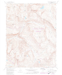 Snowmass Mountain 1960 topographic map thumbnail