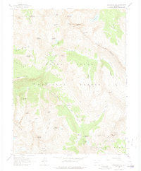 Snowmass Mountain 1960 topographic map thumbnail