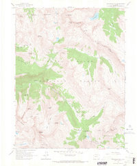 Snowmass Mountain 1960 topographic map thumbnail