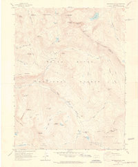Snowmass Mountain 1960 topographic map thumbnail
