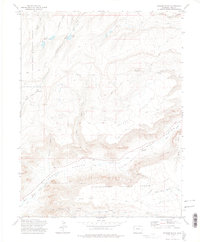 Snyder Flats 1972 topographic map thumbnail