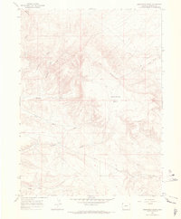Sheephead Basin 1966 topographic map thumbnail