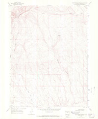 Sheepherder Springs 1969 topographic map thumbnail