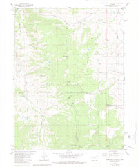 Sheephorn Mountain 1980 topographic map thumbnail