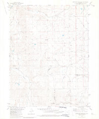 Sheephorn Mountain 1980 topographic map thumbnail