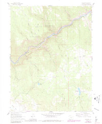 Shoshone 1961 topographic map thumbnail