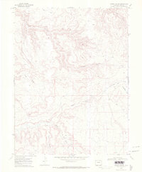 Sieber Canyon 1968 topographic map thumbnail