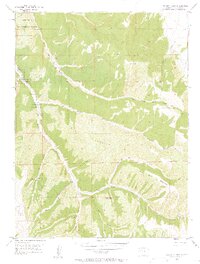 Segar Mountain 1952 topographic map thumbnail