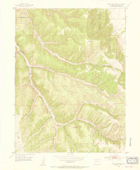 Segar Mountain 1952 topographic map thumbnail