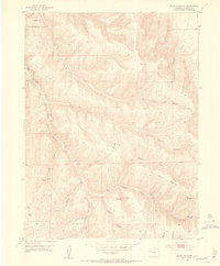 Segar Mountain 1952 topographic map thumbnail