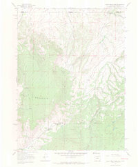 Sand Creek Pass 1967 topographic map preview