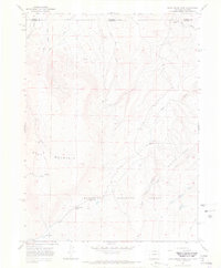 Sand Creek Pass 1967 topographic map preview