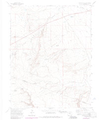 Sanford Hills 1970 topographic map thumbnail