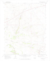 Sanford Hills 1970 topographic map thumbnail