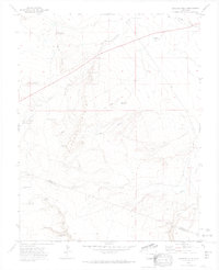 Sanford Hills 1970 topographic map thumbnail