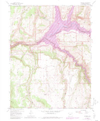 Sapinero 1954 topographic map thumbnail
