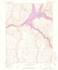 Sapinero 1954 topographic map thumbnail