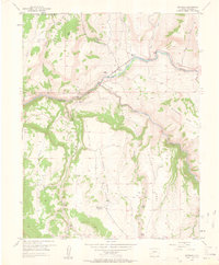 Sapinero 1954 topographic map thumbnail