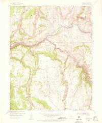 Sapinero 1954 topographic map thumbnail