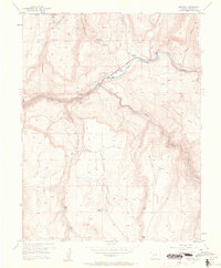 Sapinero 1954 topographic map thumbnail