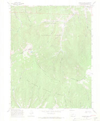Sargents Mesa 1967 topographic map thumbnail