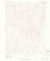 Sargents Mesa 1967 topographic map thumbnail