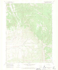 Sawmill Mountain 1966 topographic map thumbnail