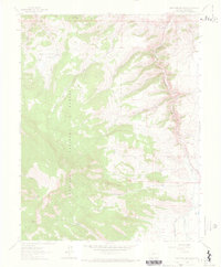 Sawtooth Mountain 1962 topographic map thumbnail