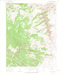 Sawtooth Mountain 1962 topographic map thumbnail