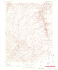 Sawtooth Mountain 1962 topographic map thumbnail