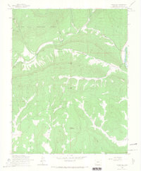 Rules Hill 1964 topographic map thumbnail