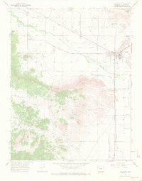 Saguache 1967 topographic map thumbnail