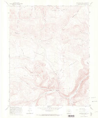 Saguache Park 1967 topographic map thumbnail