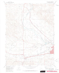 Salida West 1983 topographic map thumbnail