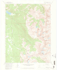 Monarch Lake 1958 topographic map thumbnail