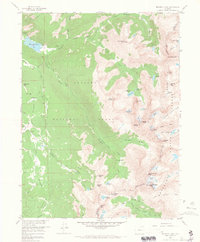 Monarch Lake 1958 topographic map thumbnail