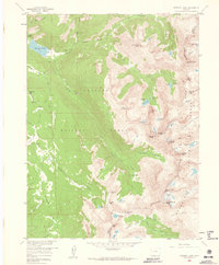 Monarch Lake 1958 topographic map thumbnail