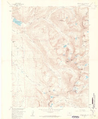 Monarch Lake 1958 topographic map preview
