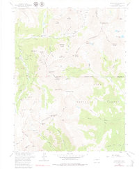 Montezuma 1958 topographic map preview